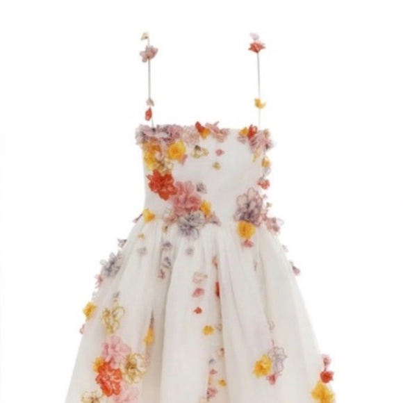 Zimmermann Dresses & Skirts - Zimmermann Postcard Floral Appliqué Dress